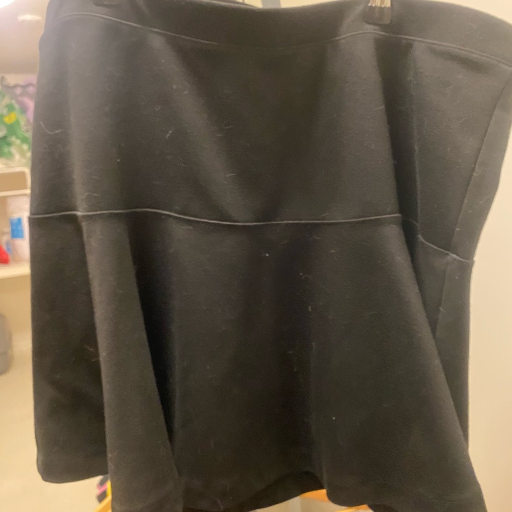 Old Navy Black A-Line Flared Skirt